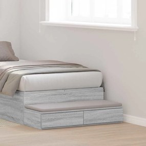 vidaXL Συστήματα Κρεβατιών Γκρι Sonoma 80x36,5x16,5 εκ Επεξεργασμένο Ξύλο