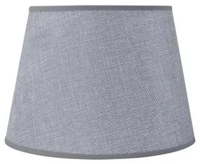 Καπέλο Αμπαζούρ Φωτιστικού 1xE27 Φ20cm ΗΚ Heronia Lighting-14-0297-Γκρι 14-0297