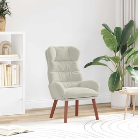 vidaXL Πολυθρόνα Κρεμ 69 x 74 x 93 εκ. Βελούδο