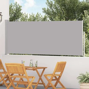 vidaXL Σκίαστρο Πλαϊνό Συρόμενο Βεράντας Γκρι 120 x 500 εκ.