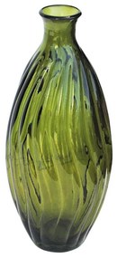 Βάζο Γυάλινο 028.6058C012 31cm Green Glass