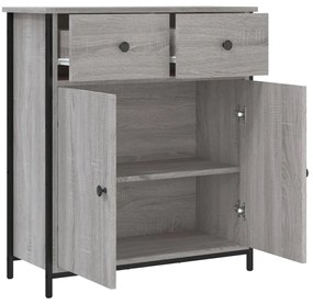 vidaXL Ντουλάπι Γκρι Sonoma 70 x 30 x 80 εκ. από Επεξεργ. Ξύλο