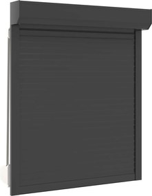 vidaXL Ρολό εισόδου Ανθρακί 100 x 130 cm Αλουμίνιο και Πολυουρεθάνη
