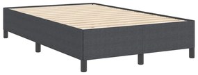 vidaXL Σκελετός Κρεβατιού Σκούρο γκρι 120 x 190 cm Βελούδο