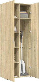 vidaXL Ντουλάπι Sonoma Δρυς 70x42,5x185 εκ. από Επεξεργασμένο Ξύλο