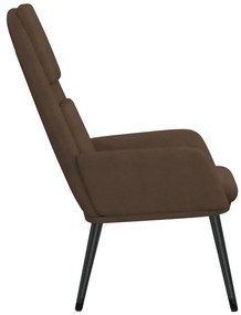 vidaXL Πολυθρόνα Relax Καφέ Υφασμάτινη