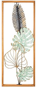 Διακοσμητικό Τοίχου Efulim 279ENZ2552 34x4x90cm Multi Wallity Metal