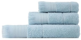 Πετσέτες Plush (Σετ 3τμχ) Light Blue Nima Towels Set 70x140cm 100% Βαμβάκι