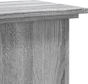 vidaXL Βάσεις Φυτών Γκρι Sonoma 33x33x60 εκ. Επεξεργασμένο Ξύλο