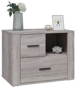 vidaXL Κομοδίνο Γκρι Sonoma 60x36x45 εκ. από Επεξεργασμένο Ξύλο