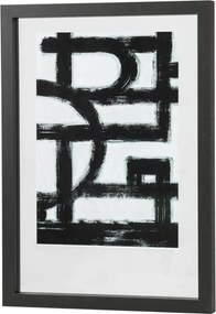 ΚΟΡΝΊΖΕΣ WOOOD PHOTO FRAME BLAKE BLACK 44 X 64 CM