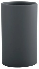 Ποτήρι Μπάνιου Κεραμικό Tube Matte Light Grey 7x11,5 - Spirella