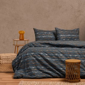 ΣΕΤ ΣΕΝΤΟΝΙΑ ΦΑΝΕΛΕΝΙΑ KING SIZE EZRA BLUE (270X260) - MELINEN