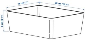 KUGGIS κουτί, 18x26x8 cm 405.862.35