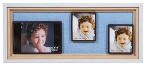 Κορνίζα 373-91-910 3 Θέσεων 15x40 8266-3 Blue Wood