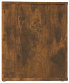 vidaXL Κομοδίνα 2 τεμ. Καπνιστή Δρυς 50x39x47 εκ.