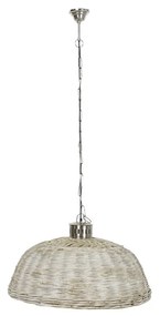 Φωτιστικό Οροφής DKD Home Decor Ασημί Φυσικό Μέταλλο 50 W 80 x 80 x 47 cm