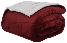 vidaXL Κουβέρτα Βεραμάν Κόκκινο 150 x 200 cm Μαλλί