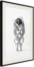 Αφίσα - Interlaced Body - 20x30 - Μαύρο - Με πασπαρτού