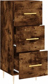vidaXL Ντουλάπι Καπνιστή Δρυς 34,5 x 34 x 90 εκ. Επεξεργασμένο Ξύλο