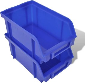 Πλαστικά σκαφάκια αποθήκευσης  Σετ 30 τμχ Μπλε &amp; κόκκινο