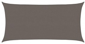 vidaXL Πανί Σκίασης Ανθρακί 2,5 x 4,5 μ. από HDPE 160 γρ./μ²