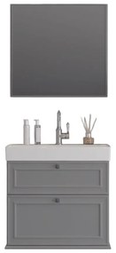 Σετ μπάνιου STELLA 70 Γκρί Ματ 70x45.5x160 εκ.