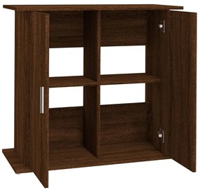 vidaXL Βάση Ενυδρείου Καφέ Δρυς 81x36x73 εκ. από Επεξεργασμένο Ξύλο