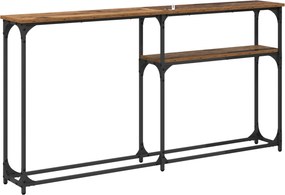 vidaXL ΤραπέζιΚονσόλας Παλιό Ξύλο 145 x 22,5 x 75 εκ.
