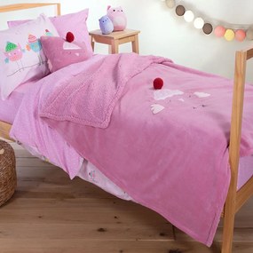 Ριχτάρι Παιδικό - Κουβέρτα Tweet So Sweet - Lovely Rose Nef-Nef Homeware Μονό 130x180cm 100% Βαμβάκι