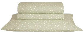 Σεντόνι Ημίδιπλο Leyla 21 Light Green 190x270 - Kentia
