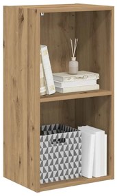 vidaXL Βιβλιοθήκη Αρτισιανή Δρυς 40x30x77 εκ. από Επεξεργασμένο Ξύλο