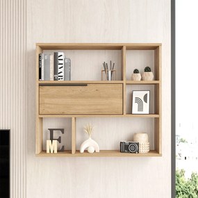 Ράφι Τοίχου Καρυδί ITAN 90.1x22x81