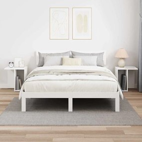 vidaXL End Table 2 pcs Λευκό 37 x 32 x 40 εκ Επεξεργασμένο ξύλο