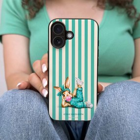 Θήκη Sonique Stripe Stories Series για Apple iPhone 12 Iconic Λαγουδάκι