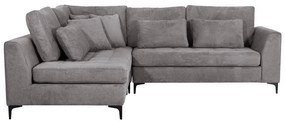 Γωνιακός Καναπές Albert Fylliana Σκούρο Γκρί 280x220x96 εκ. 280x220x96 εκ.