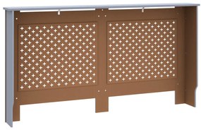 vidaXL Κάλυμμα Καλοριφέρ Ανθρακί 152 x 19 x 81,5 εκ. από MDF