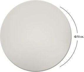 ΕΠΙΦΑΝΕΙΑ ΤΡΑΠΕΖΙΟΥ Φ70Χ2.5εκ. 101 WERZALIT ΣΕ ΛΕΥΚΟ ΧΡΩΜΑ HM5228.02