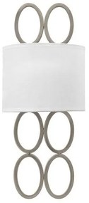 Απλίκα Φωτιστικό Τοίχου 2xE14 Νίκελ Jules HK-JULES2-BN Elstead Lighting HK-JULES2-BN Νίκελ Ματ
