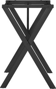 vidaXL Πόδια Τραπεζαρίας σε Σχήμα «Χ» 60x40x73 εκ. Ατσάλι