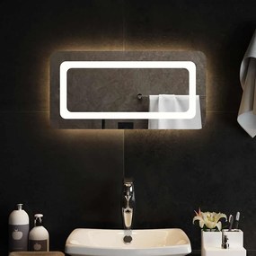 vidaXL Καθρέφτης Μπάνιου με LED 60 x 30 εκ.