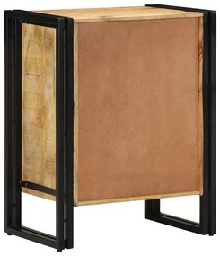 vidaXL Ντουλάπα Παπουτσιών Μαύρο 30 x 30 x 40 cm Μασίφ ξύλο μάνγκο
