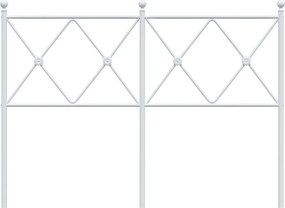 vidaXL Ανταλλακτικό κεφαλάρι Λευκό 120 εκ. Μεταλλικό