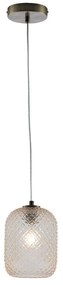 Φωτιστικό Οροφής Ashford I-ASHFORD-S15 AMB 1xE27 Φ15cm 150cm Amber Luce Ambiente Design Glass