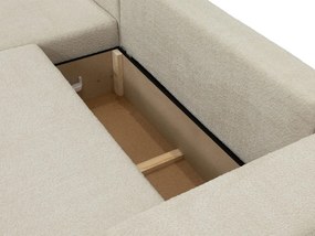 Γωνιακός καναπές Mivo-Beige-Αριστερή