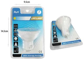 Λάμπα LED GU10 7W Θερμό Χρώμα 3000K – LED Bulb GU10