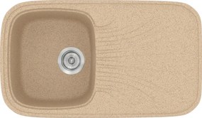 Sanitec Classic 315 (82×50) - Γρανιτένιος νεροχύτης - Granite BEIGE