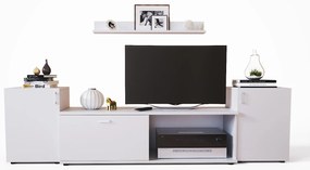 Σύνθετο Σαλονιού SCOGLIO White Μ210xΠ36xΥ55