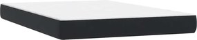 vidaXL Κρεβάτι Boxspring με Στρώμα Μαύρο 160x210 εκ. Βελούδινο