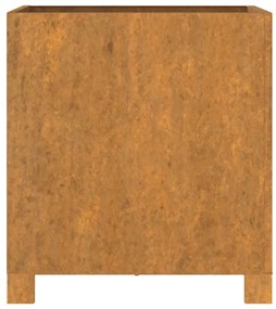 vidaXL Ζαρντινιέρα με Πόδια Σκουριασμ. 42x30x43 εκ. Ατσάλι από Κορτέν